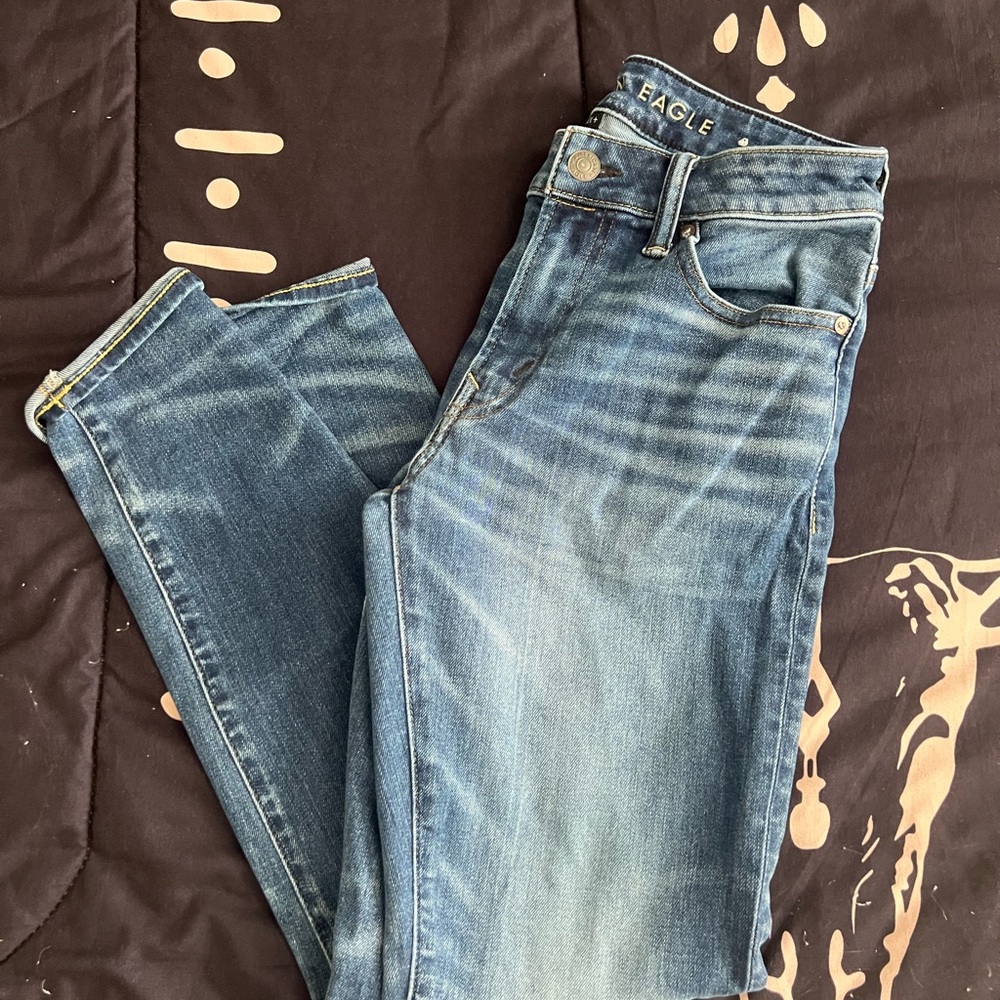 American Eagle Dark Blue Airflex Jeans